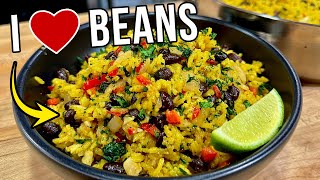 The Ultimate Yellow Rice amp Beans Recipe [upl. by Weitzman]