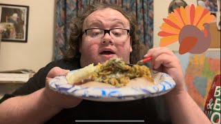 Thanksgiving Dinner Mukbang  Haul [upl. by Blaire394]