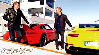 Das Bruder Duell  Porsche 911 GT3 vs 911 Turbo S  GRIP [upl. by Ahel]