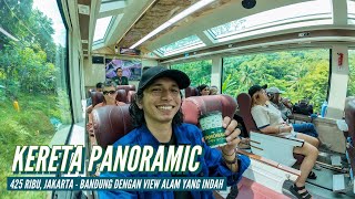 JAKARTA  BANDUNG NAIK KA PANGANDARAN KELAS PANORAMIC  Serasa Naik Kereta Terbang [upl. by Bandur]