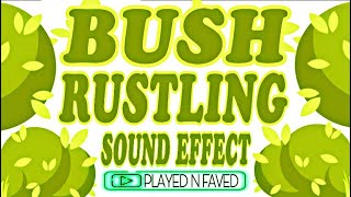 Bush Rustling Sound Effect  Bushes and Tree Leaves Rustle In The Wind Sounds  Royalty Free [upl. by Clellan]