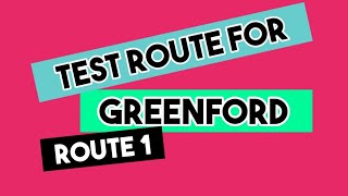 Driving Test Route  Greenford Test Route 1  London [upl. by Geraint]