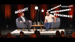 Serdar Somuncu dreht völlig durch und beleidigt sein Publikum 😧 Alkohol während Liveauftritt 🤣🤣 [upl. by Aisela]