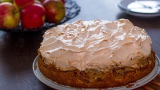 Apple Meringue Cake Recipe [upl. by Sellma]