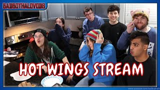 HOT WINGS STREAM WITH EVERYONE AT DREAM TEAM HOUSE [upl. by Aihsiyt]