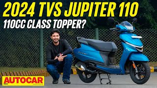 2024 TVS Jupiter 110 review  Huge update for TVS bestseller  First Ride  Autocar India [upl. by Ydoc49]