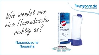 Nasendusche richtig anwenden  Emser Nasendusche [upl. by Weaks]