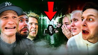 Horror escape room met YouTubers [upl. by Ennylhsa]