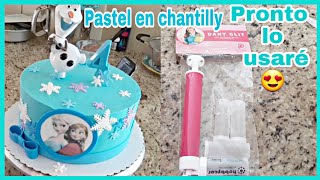 Pastel En Chantilly TRES LECHES Relleno De Fresas [upl. by Allemahs420]