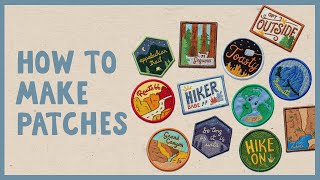 How to Make a Custom Patch  DIY  Beginner Friendly [upl. by Egni]