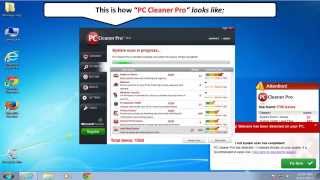 How to Remove  Uninstall PC Cleaner Pro Removal Guide [upl. by Atworth]