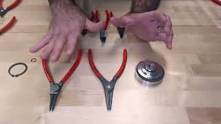 Tool Tip Series 2 Understanding KNIPEX Snap Ring Pliers [upl. by Akeylah]