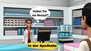 In der Apotheke  Deutsch lernen mit Dialogen [upl. by Hadlee]