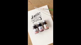 JHERBIN 鮮やか＆シックな秋カラーインク3色 [upl. by Leiria]