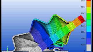 SOL601 Contacto No Lineal Avanzado con FEMAP amp NX NASTRAN [upl. by Ettezzil]