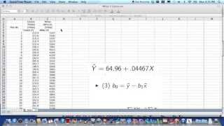 Econometría y Estadística Multivariable Regresión Lineal Simple con Fórmulas Ejercicio Práctico [upl. by Atiuqram315]