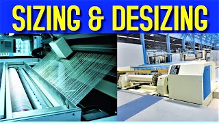 SIZING amp DESIZING PROCESS YARN SIZING amp FABRIC DESIZING Textiles Garments Weaving Bleaching [upl. by Asiluj]