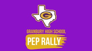 Pep Rally  Granbury High School [upl. by Ahsemad589]