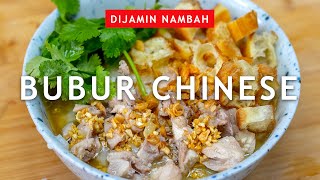 RESEP BUBUR CHINESE HALAL  SEHANGAT PELUKAN BIBI LUNG [upl. by Aidnis352]