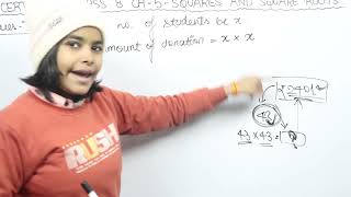 Q4  Ex 53  Squares and Square roots  NCERT Maths Class 8th Chapter 5  RN Glory [upl. by Pyne101]