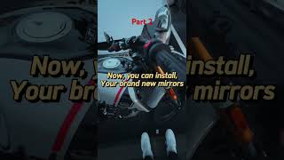 How to change mondial HPS 125cc Mirrors part 2 [upl. by Einafit]