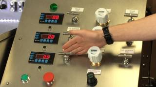 Nitrogen Regulator Testing  Pressure Test components up to 350 Bar [upl. by Kutzenco]