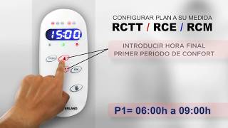 Descubre cómo programar emisores térmicos RCTT RCTTInerzia RCE RCM [upl. by Adlar]