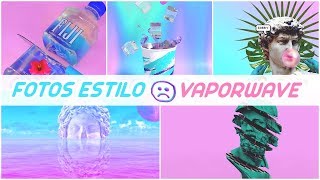 FOTOS ESTILO VAPORWAVE  AESTHETIC [upl. by Osmen206]