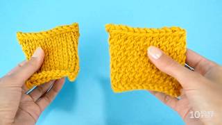 How to Knit Stockinette Stitch That Doesnt Curl [upl. by Akemahs]