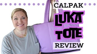 Calpak Luka Expandable Tote Bag Review [upl. by Thgiwed]