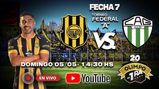 Federal A  Olimpo de Primera  Fecha 7  Olimpo vs Germinal [upl. by Yrelav676]