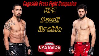 UFC Saudi Arabia Main Card Fight Companion presented by CagesidePresscom [upl. by Zinah486]