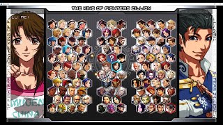 KOF Zillion 2022  Full Roster Character Select [upl. by Pearl]