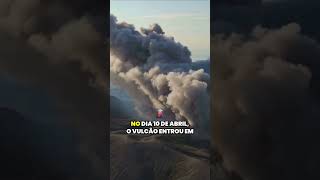 A Erupção do Monte Tambora Como Um Vulcão Mudou o Clima curiosidades história ciência shorts [upl. by Vange]