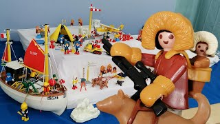 PLAYMOBIL Arktis mit Eskimos 1985 und Polarexpedition 1986 [upl. by Firestone931]