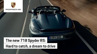 The new Porsche 718 Spyder RS A rebel unleashed [upl. by Hickey]