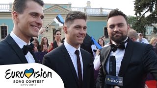 Interview with the Eurovision 2017 hosts  Oleksandr Volodymyr and Timur [upl. by Kealey]