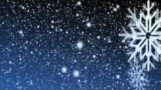 Gently Falling Snow Video Loop with Rotating Snowflake free download [upl. by Hpeosj546]