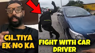 Jatt Prabhjot Angry With Car Driver 🤬  Jatt Prabhjot Road Rage with Car Driver 😡 jattprabhjot [upl. by Kcirtemed599]