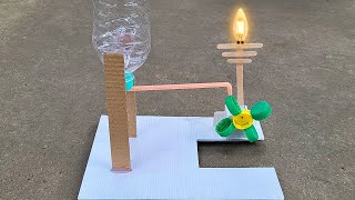 Easy science project working model  Hydro generator [upl. by Doughty]