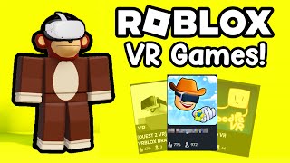 Top 5 BEST Roblox VR Games 2024 [upl. by Andrus]