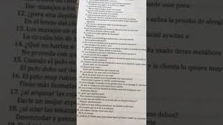 Cosmetologia examen del estado 1 [upl. by Rimat372]