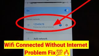 WiFi Connected Without Internet Problem  Hotspot WiFi Connected Without Internet Problem [upl. by Aerol202]