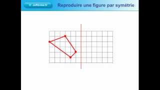 Reproduire une figure par symétrie Leçon de géométrie pour le CE1 CE2 CM1 CM2 [upl. by Vandyke]