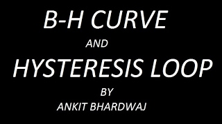 BH CURVE AND HYSTERESIS LOOP WITH IMPORTANT MCQs [upl. by Honeyman]