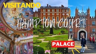 Visitando o Hampton Court Palace [upl. by Sollie403]