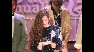 Nicolette Larson Wins Top New Female Vocalist  ACM Awards 1985 [upl. by Aysab294]