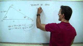 Trigonometria Teorema del seno BACHILLERATO [upl. by Roderick]