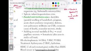 Sickle cell anemia part 2 haematology 52 First Aid USMLE Step 1 in UrduHindi [upl. by Sobmalarah]