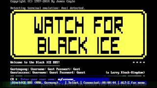 How to connect the BlackICE BBS [upl. by Orgell]